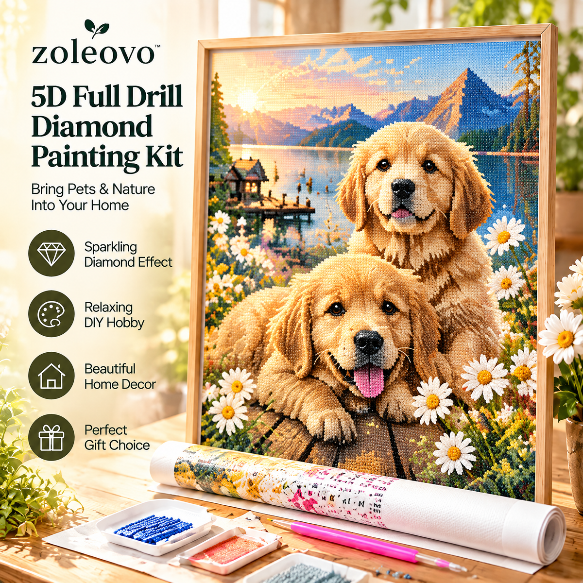 zolvovo™ Cute Animal Diamond Painting Kit for Adults