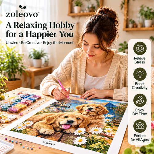 zolvovo™ Cute Animal Diamond Painting Kit for Adults