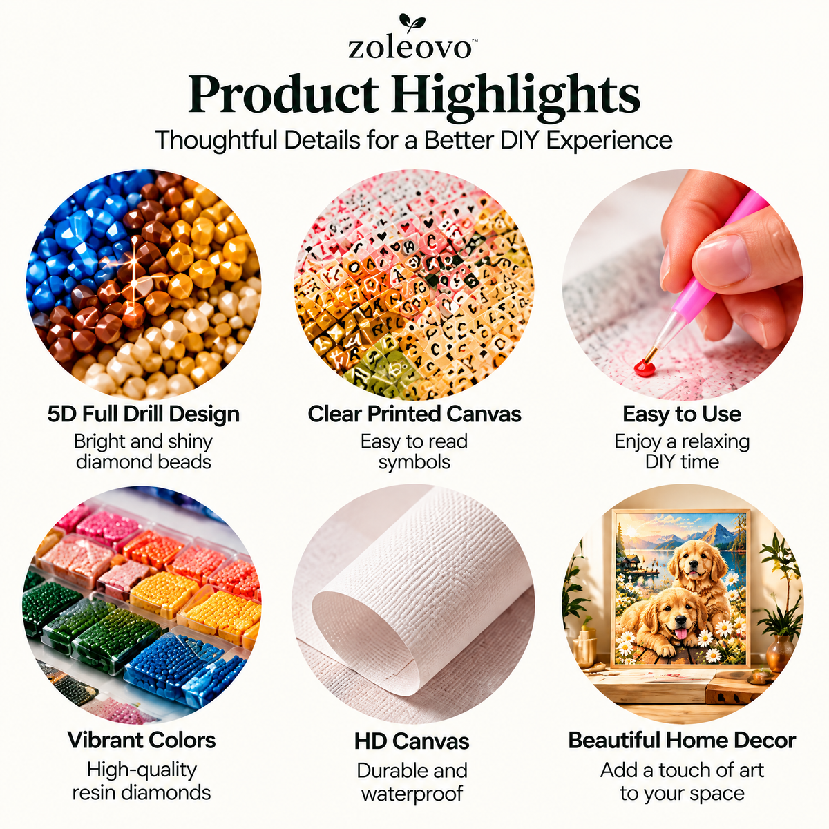 zolvovo™ Cute Animal Diamond Painting Kit for Adults