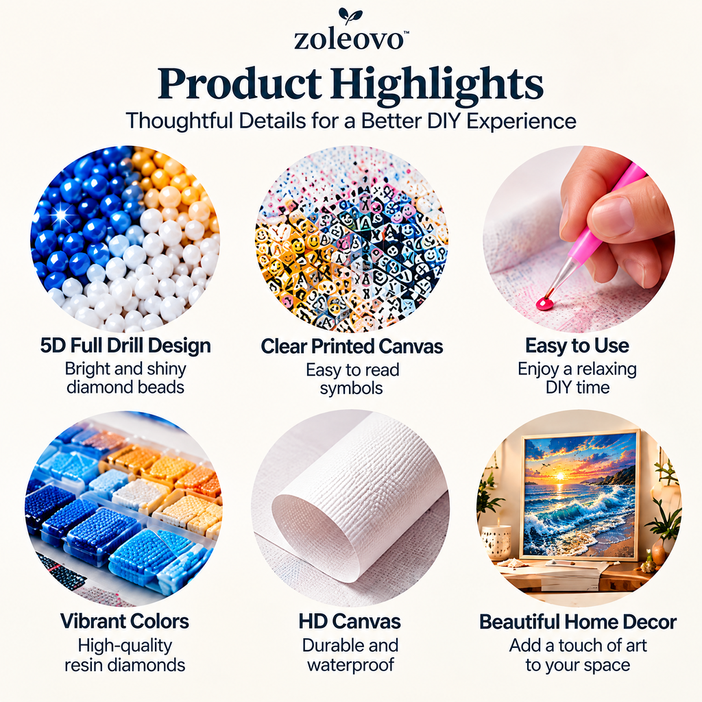 zolvovo™ Ocean Wave Diamond Painting Kit
