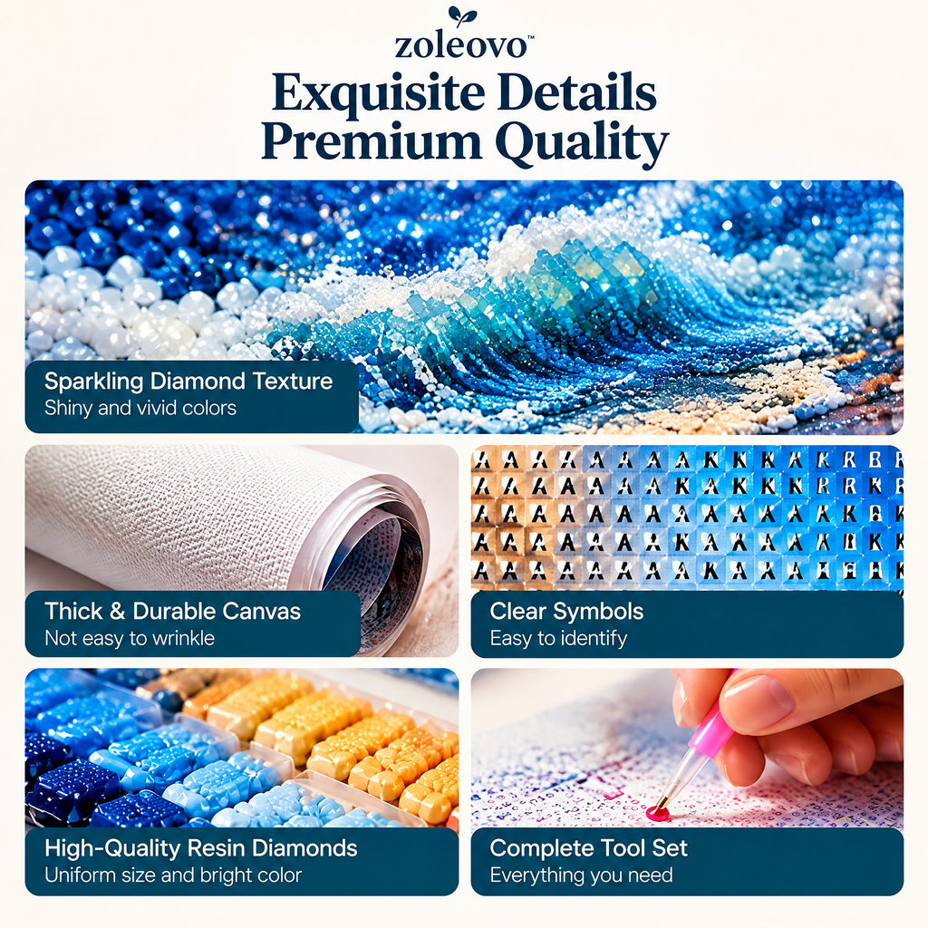 zolvovo™ Ocean Wave Diamond Painting Kit