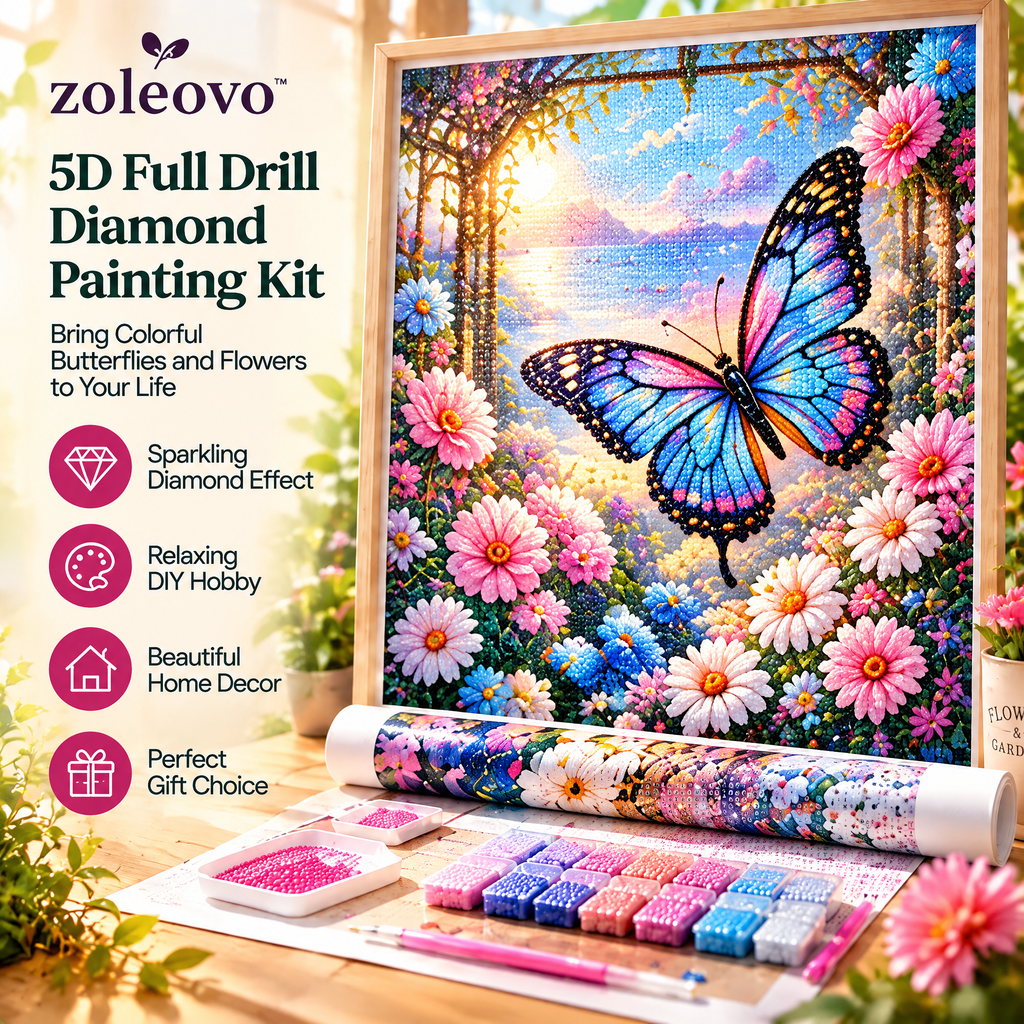 zolvovo™ Fantasy Butterfly Diamond Painting Kit for Adults