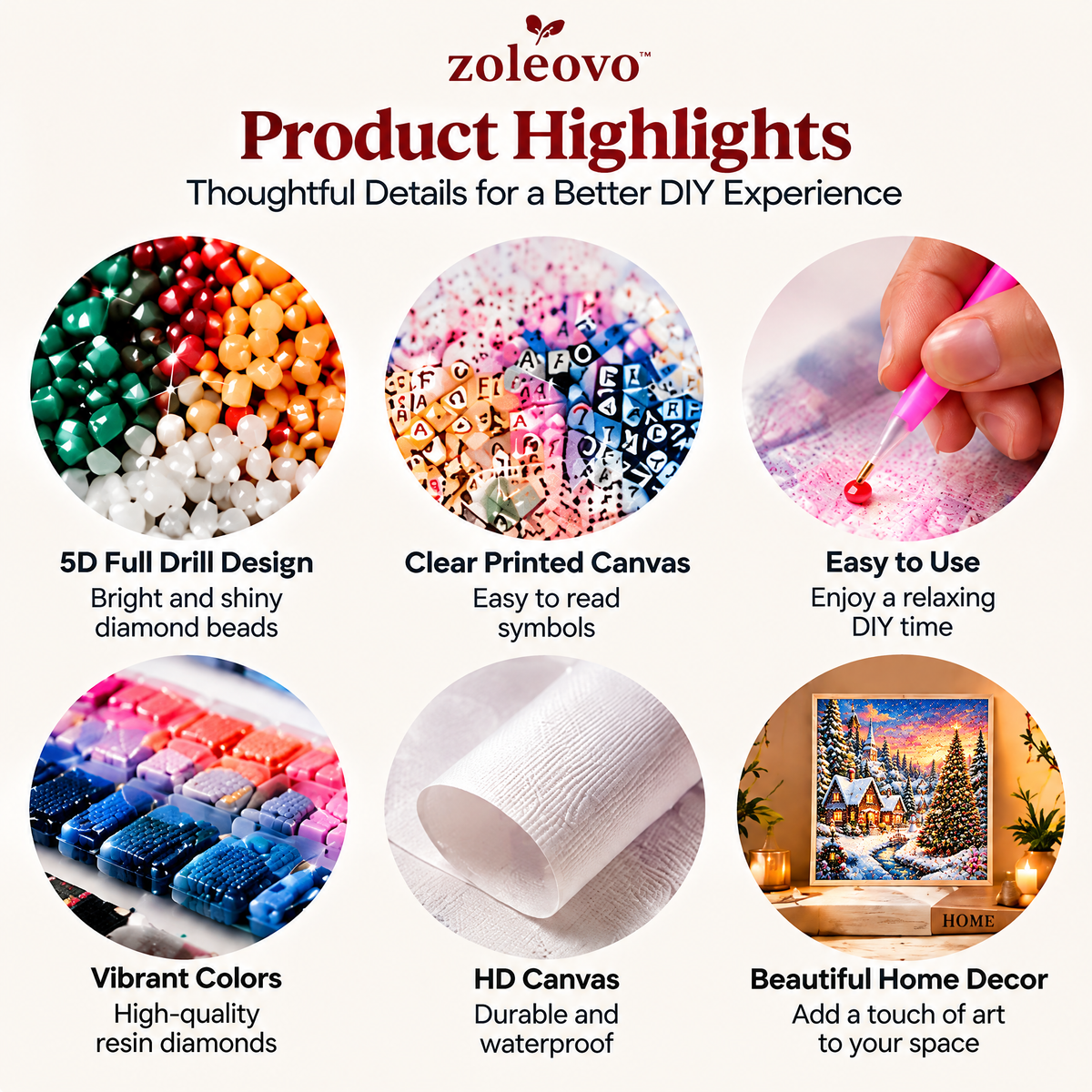 zolvovo™ Holiday Christmas Diamond Painting Kit