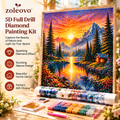zolvovo™ Sunset Forest Diamond Painting Kit
