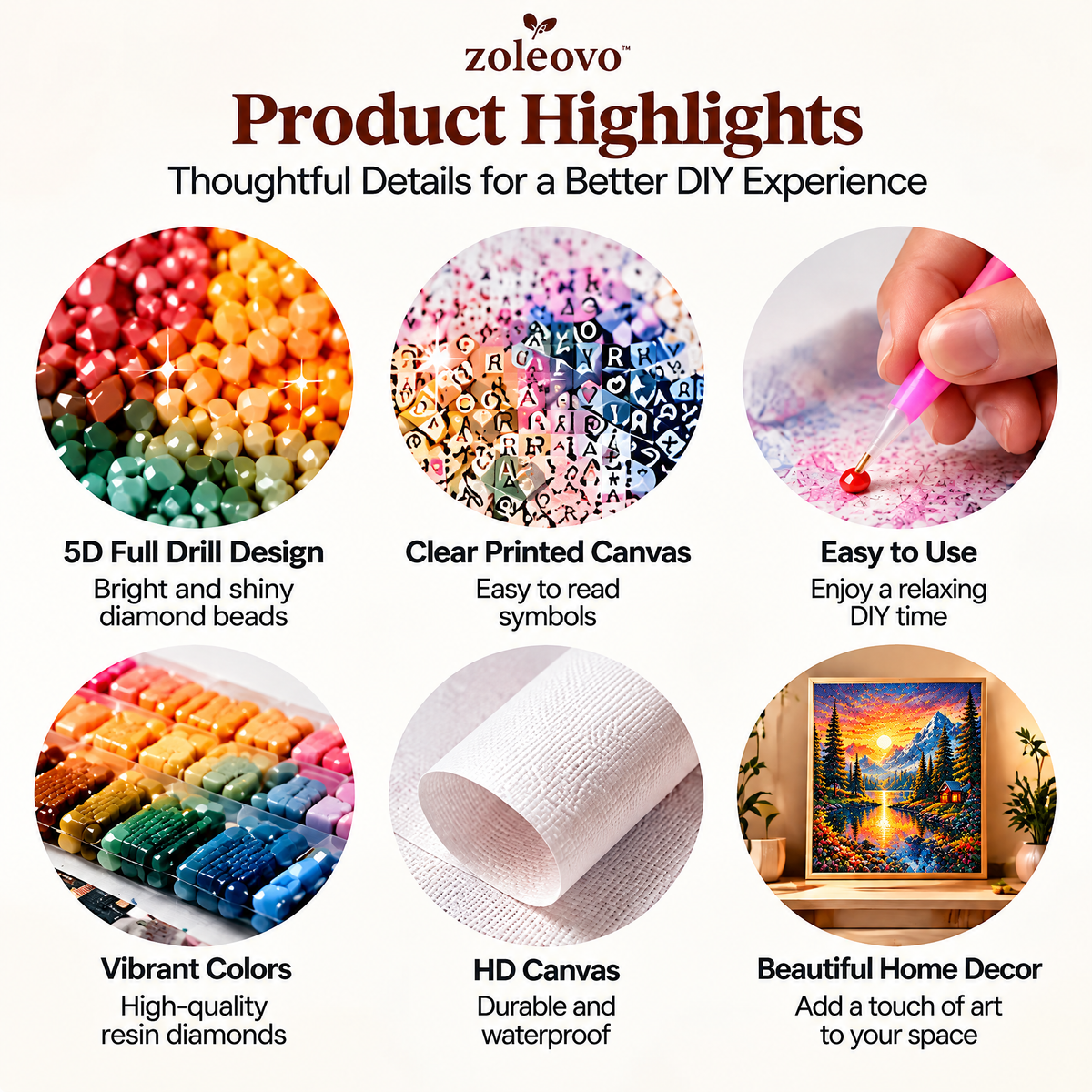 zolvovo™ Sunset Forest Diamond Painting Kit
