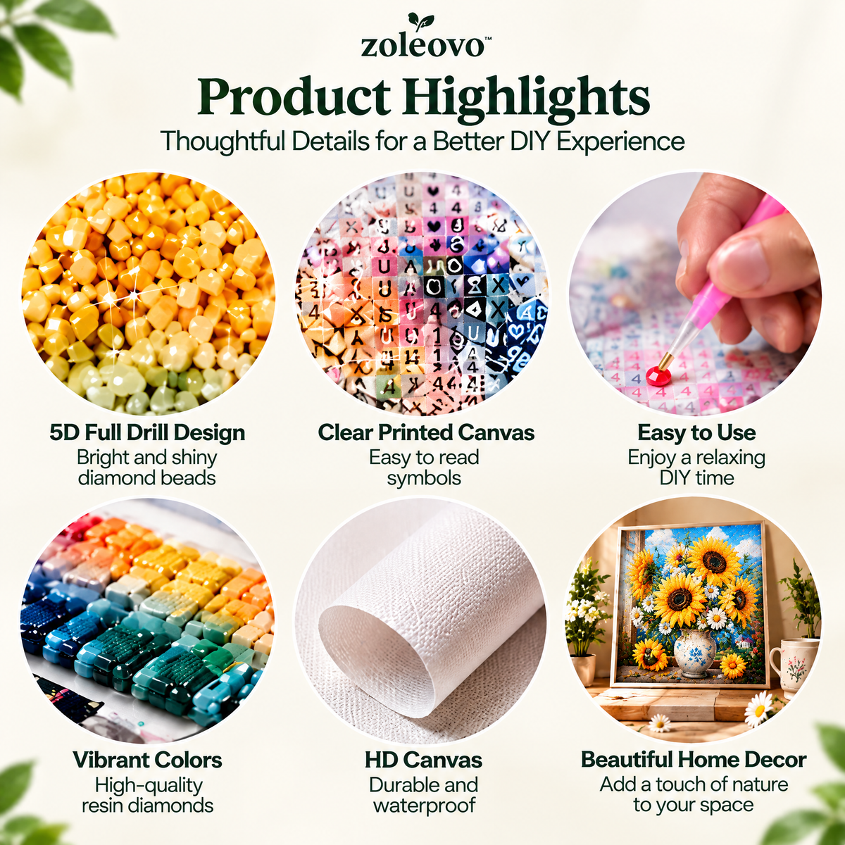 zolvovo™ Elegant Flower Vase Diamond Painting Kit