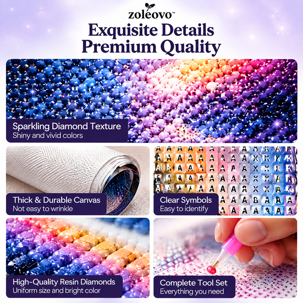 zolvovo™ Dreamy Galaxy Diamond Painting Kit