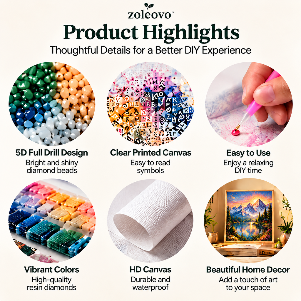zolvovo™ Mountain Landscape Diamond Painting Kit
