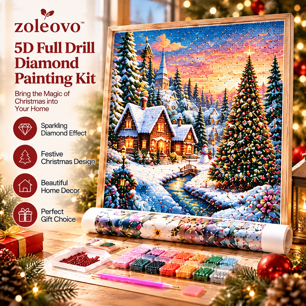 zolvovo™ Holiday Christmas Diamond Painting Kit