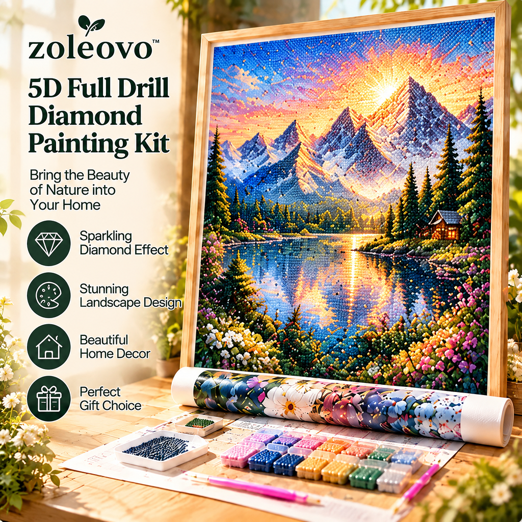 zolvovo™ Mountain Landscape Diamond Painting Kit