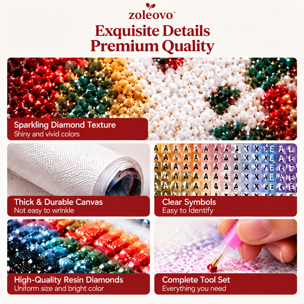 zolvovo™ Holiday Christmas Diamond Painting Kit